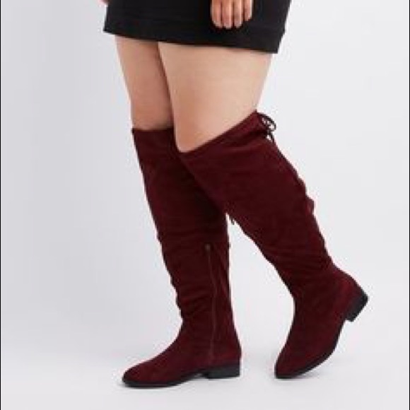 charlotte russe wide calf boots
